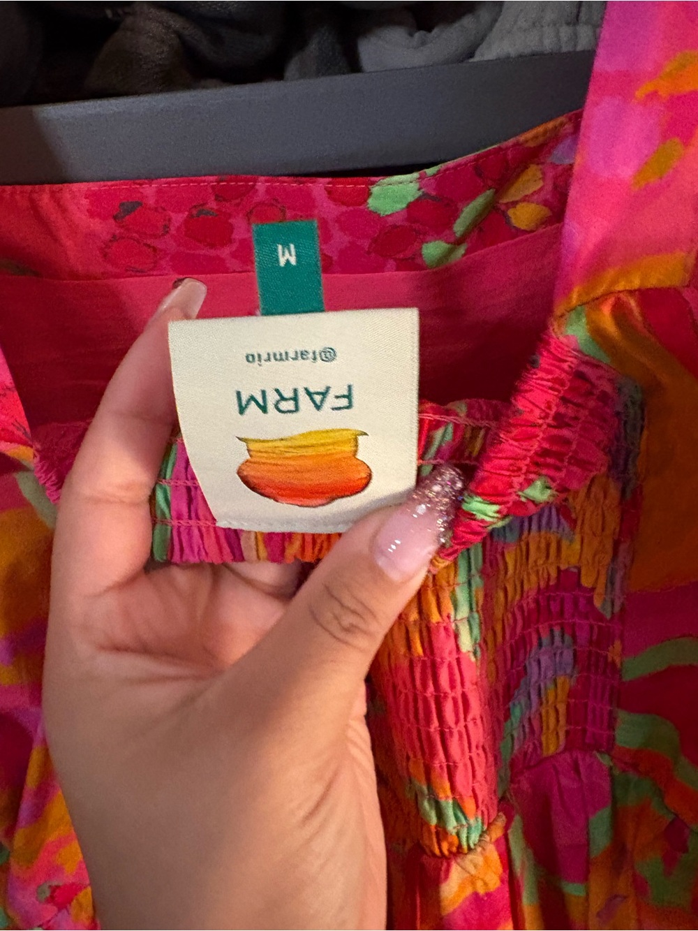 Farm Rio Fruit Bush Midi Dress - Picture 5 of 5